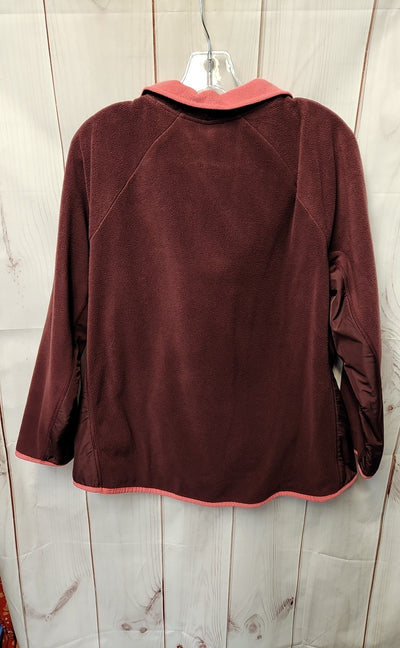 Talbots Women's Size 1X Maroon Sweatshirt