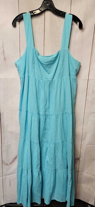 So Women's Size XXL Light Blue Dress