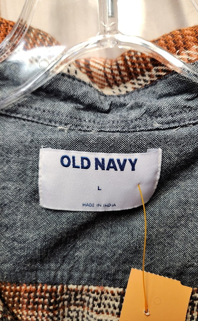 Old Navy Men's Size L Brown Shirt