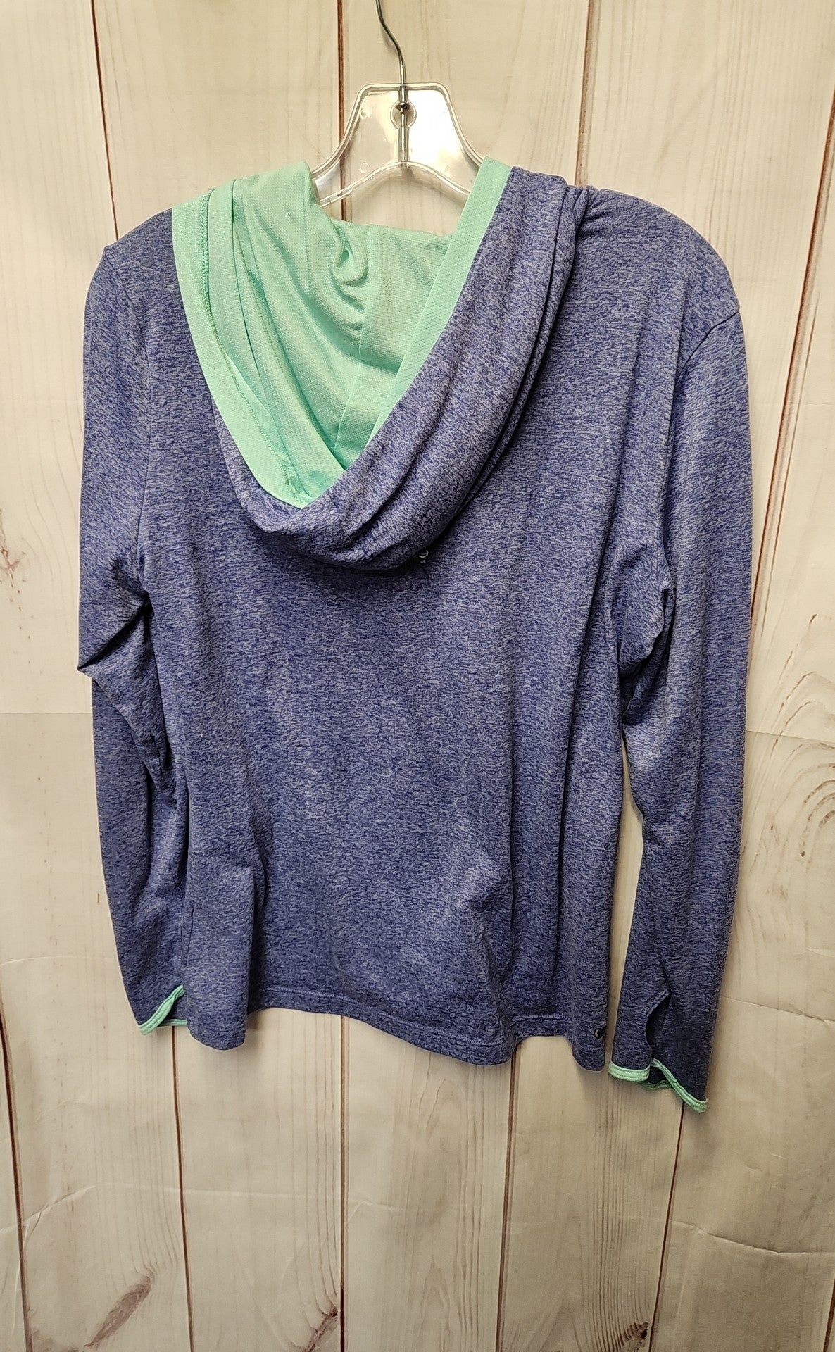 North Face Women's Size L Purple Hooded Long Sleeve Top