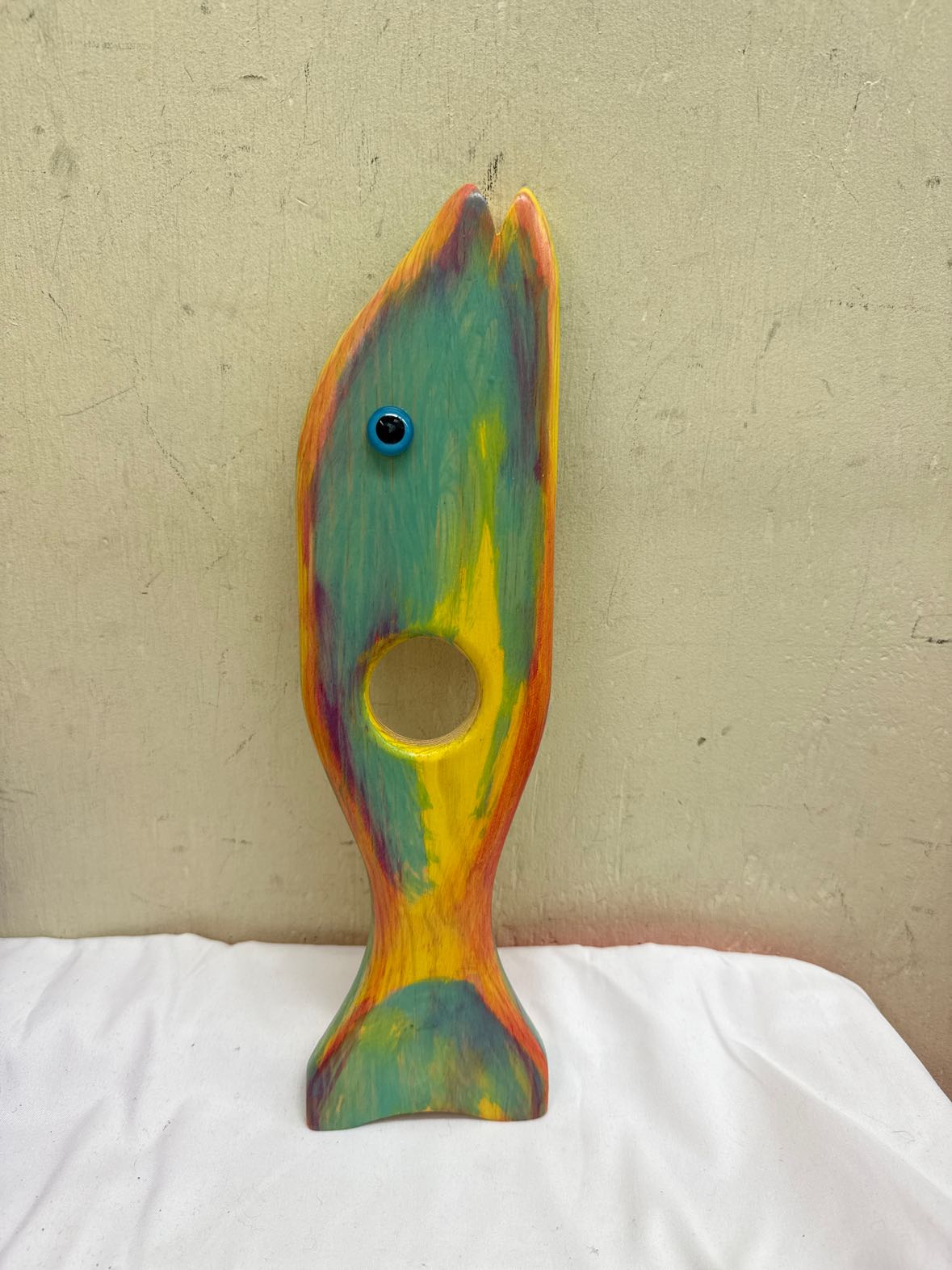 Rainbow FIsh Wine Bottle Stand Misc. Accessory