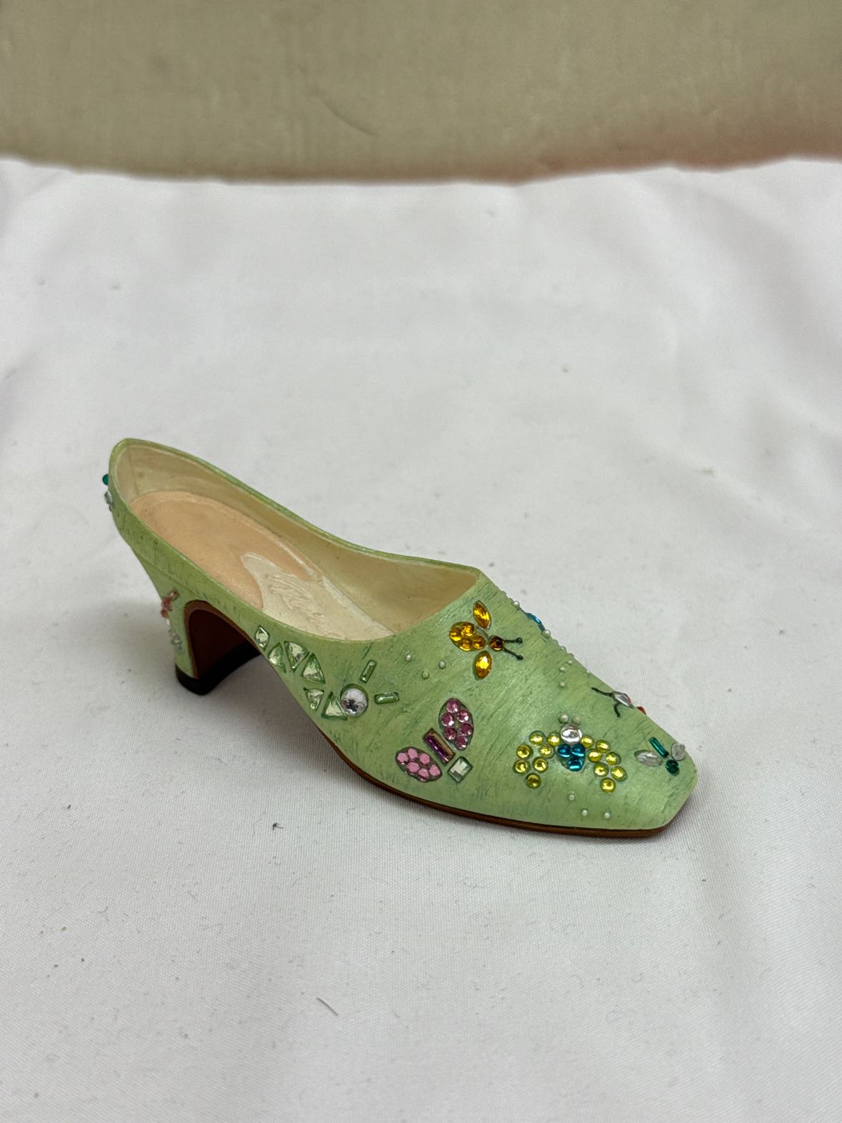 Just the Right Shoe "Summer Buzz" 2000 Green Pump Figurine