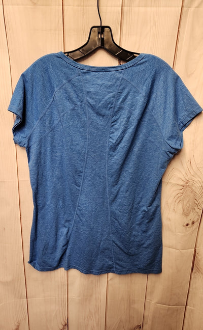 Z by Zella Women's Size XL Blue Short Sleeve Top