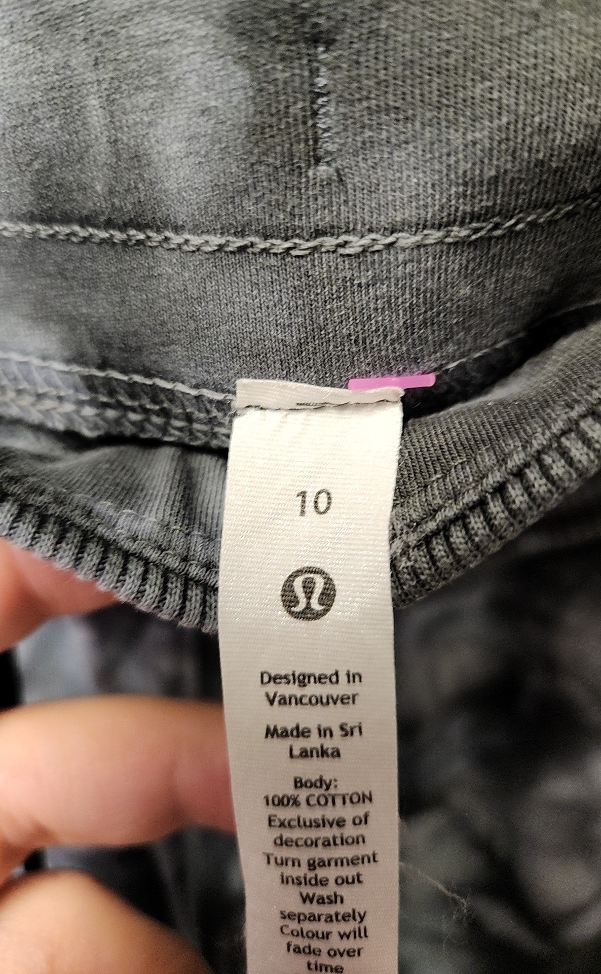 Lululemon Women's Size 10 Gray Tie Dye Sweatpants