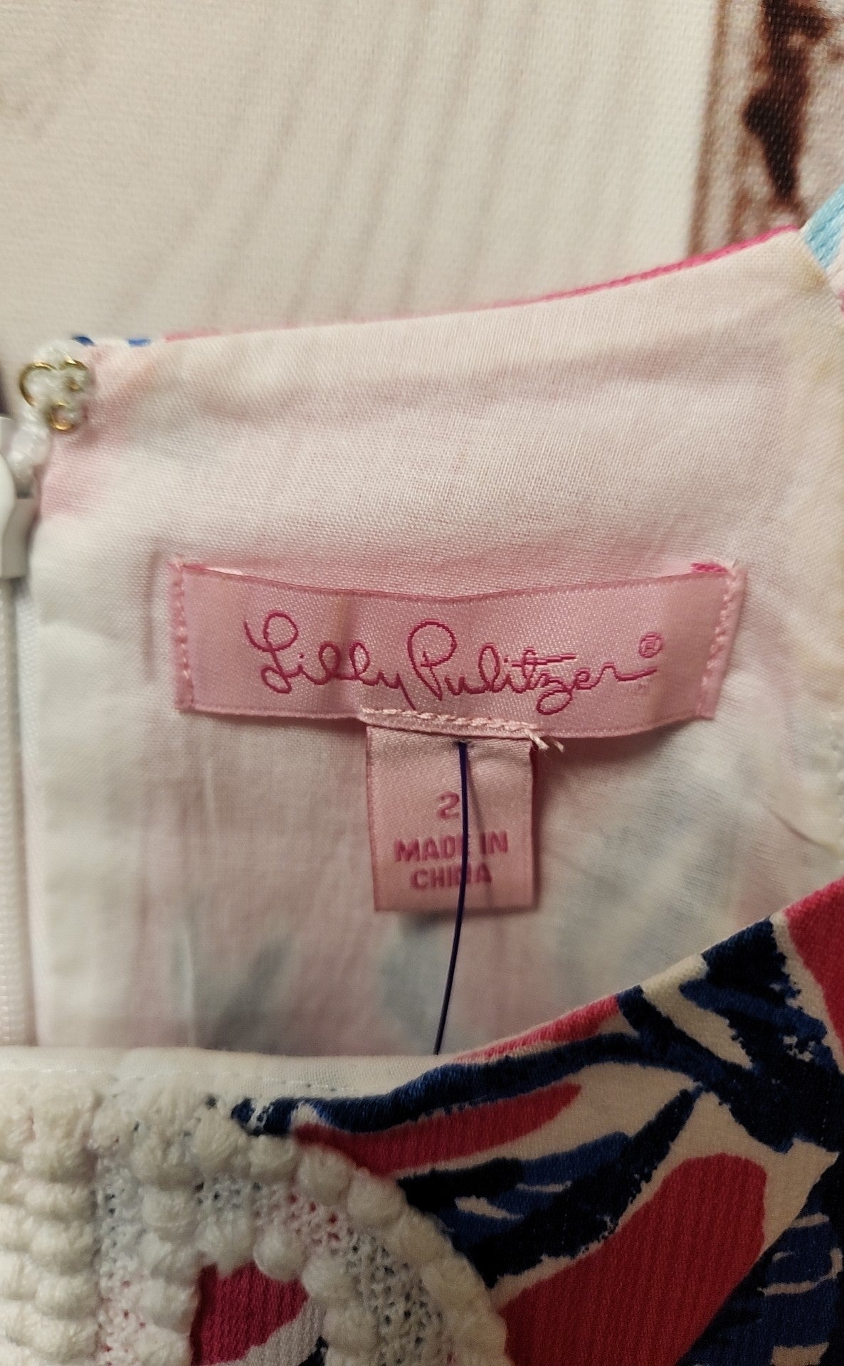 Lilly Pulitzer Women's Size 2 Pink Sleeveless Top
