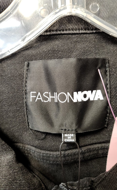 NWT Fashion Nova Women's Size M Black Jacket