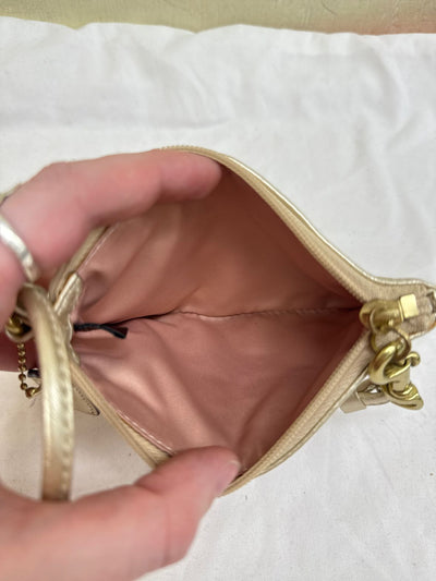 Coach Gold Wristlet