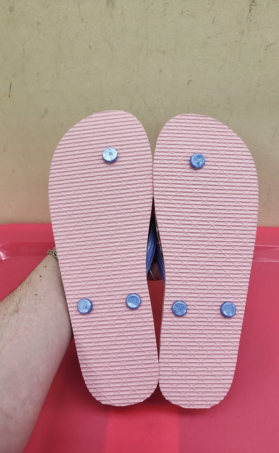 Women's Size L Pink Sandals