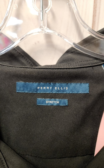 Perry Ellis Men's Size 2X Black Shirt