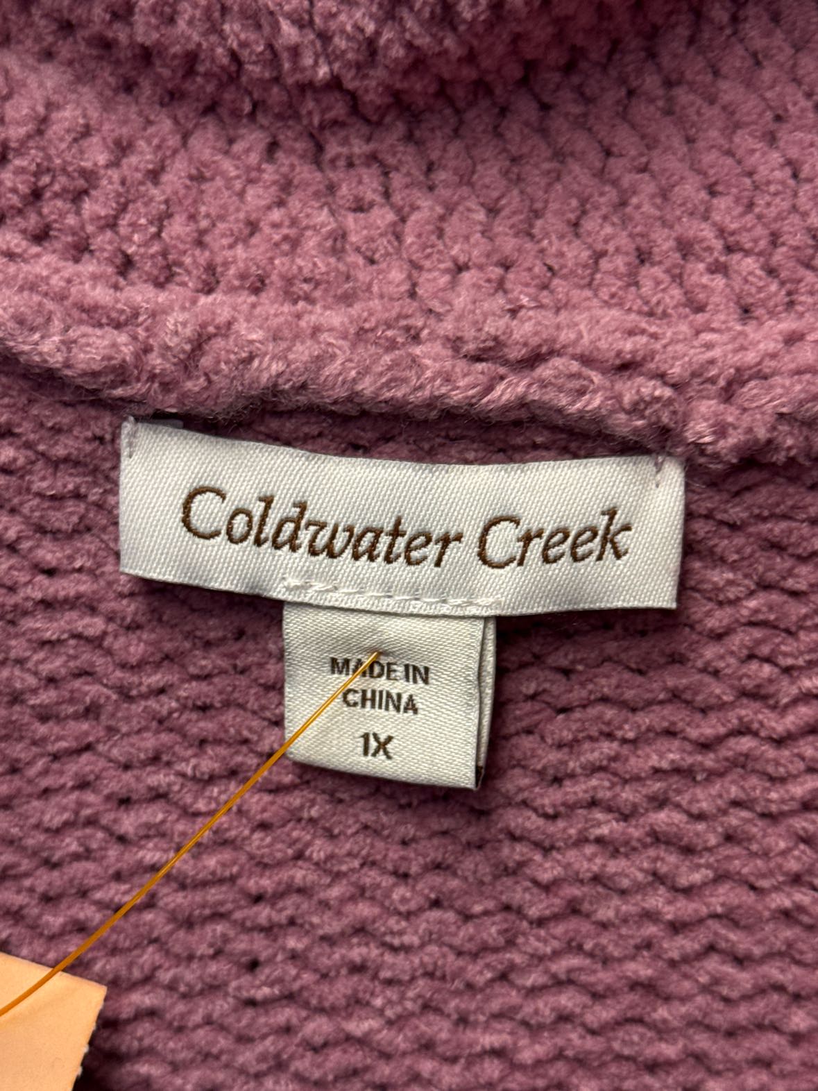 Coldwater Creek Women's Size 1X Pink Cardigan