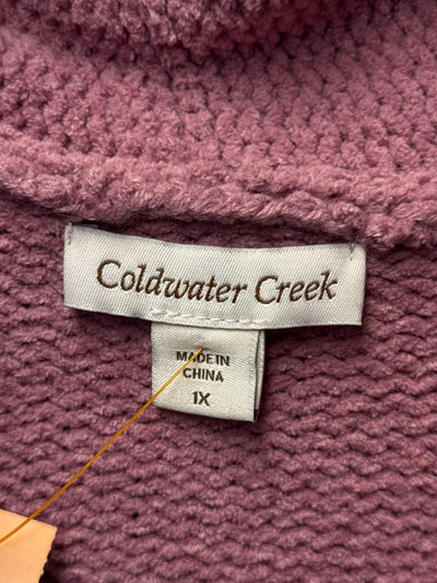 Coldwater Creek Women's Size 1X Pink Cardigan