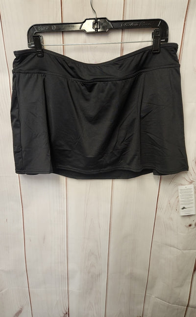NWT Lands End Women's Size 18 Black Swim Bottom