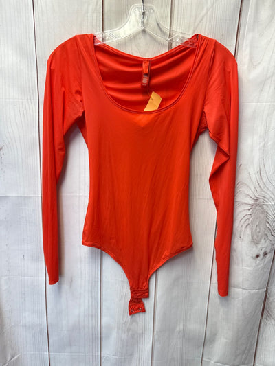 Skims Women's Size M Orange Bodysuit