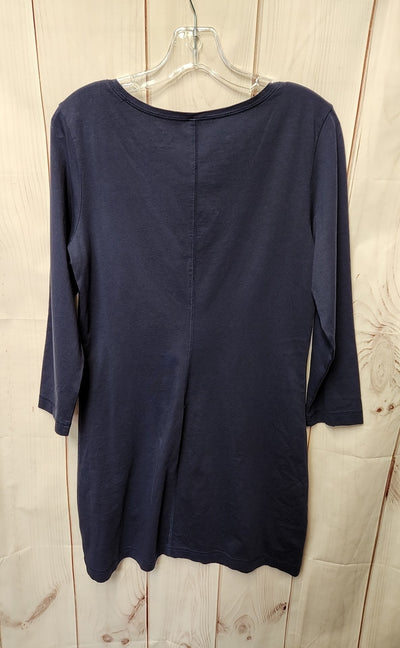 Lilly Pulitzer Women's Size L Navy Cotton Dress