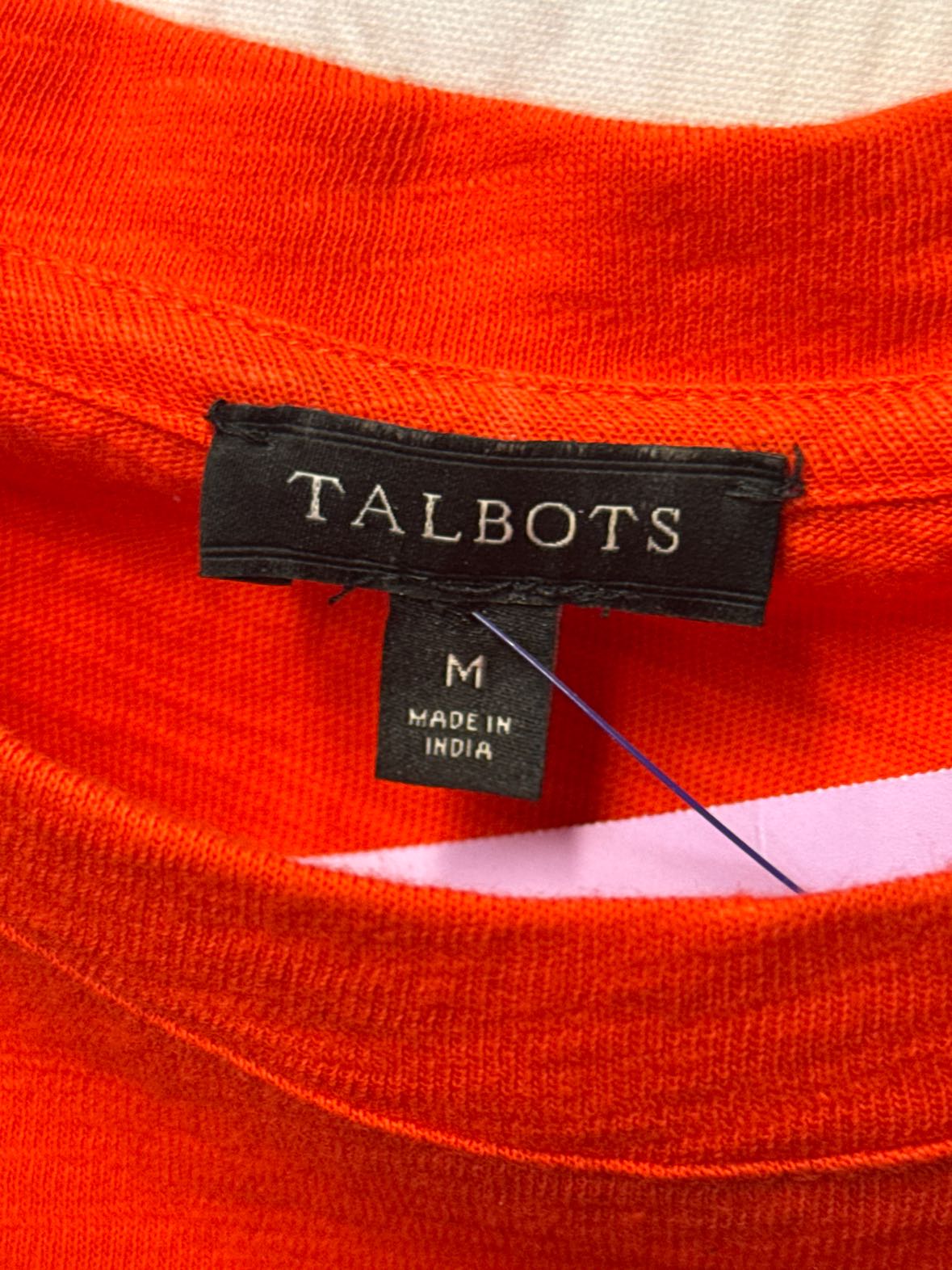 Talbots Women's Size M Orange Dress