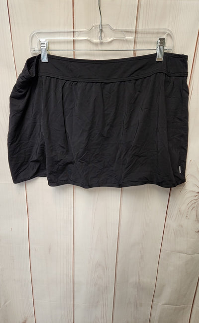 Captiva Women's Size 1X Black Swim Bottom