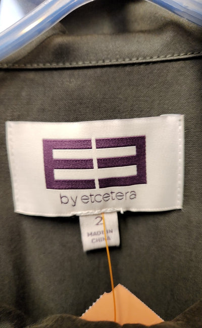 Etcetera Women's Size 2 Green Jacket