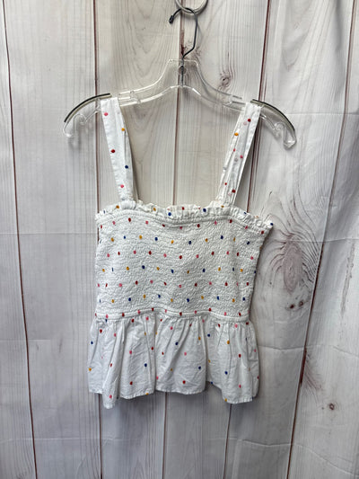 Loft Women's Size M White Sleeveless Top