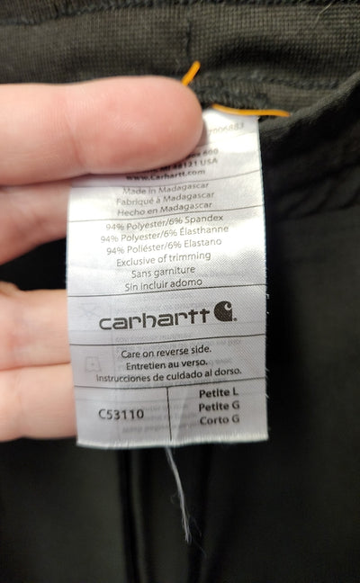 Carhartt Women's Size L Petite Black Active Pants