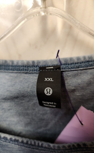 Lululemon Men's Size XXL Blue Shirt