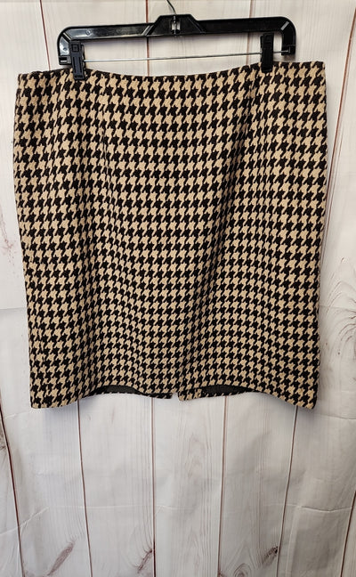 Talbots Women's Size 14 Brown Skirt