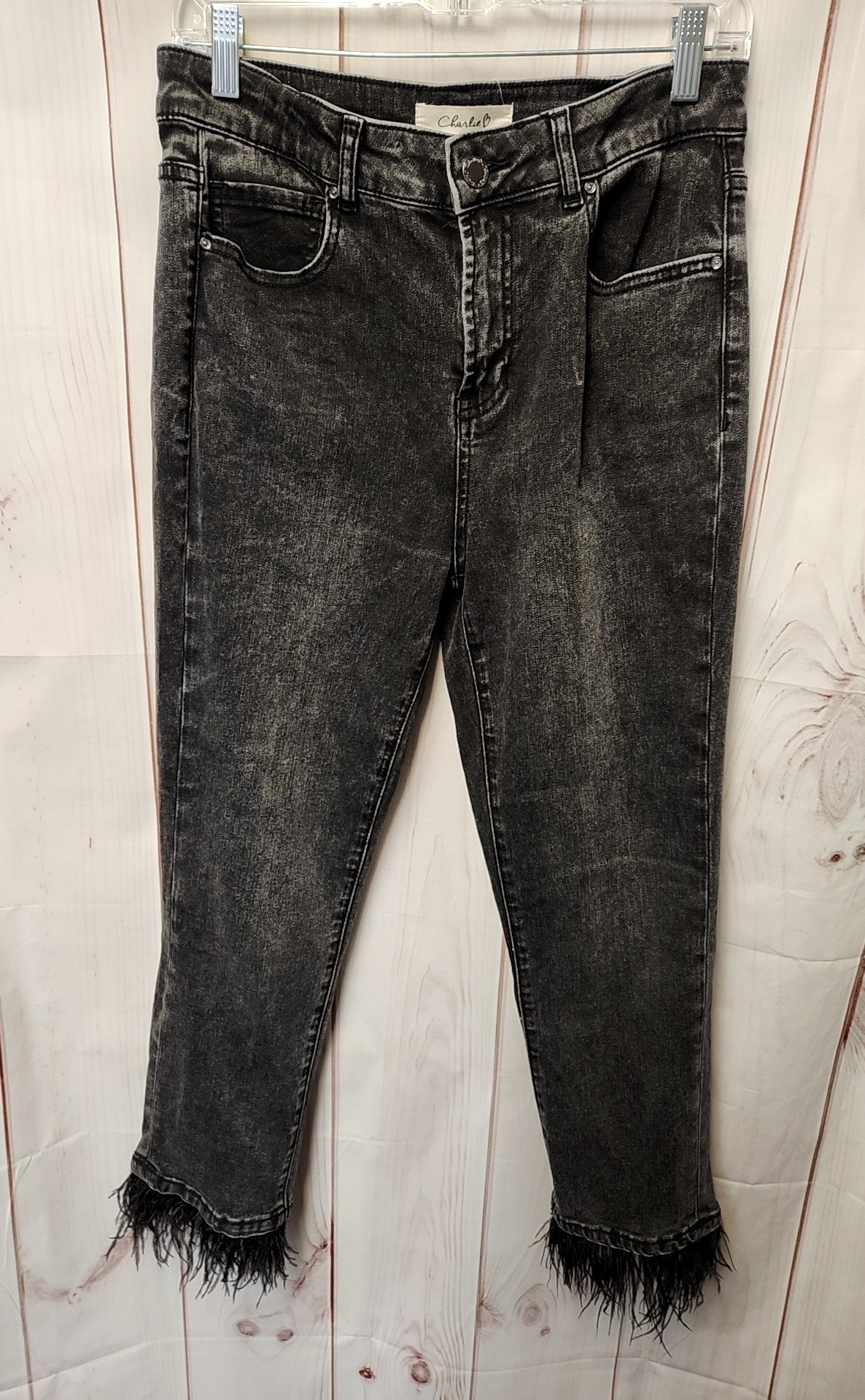 Charlie Women's Size 29 (7-8) Black Jeans