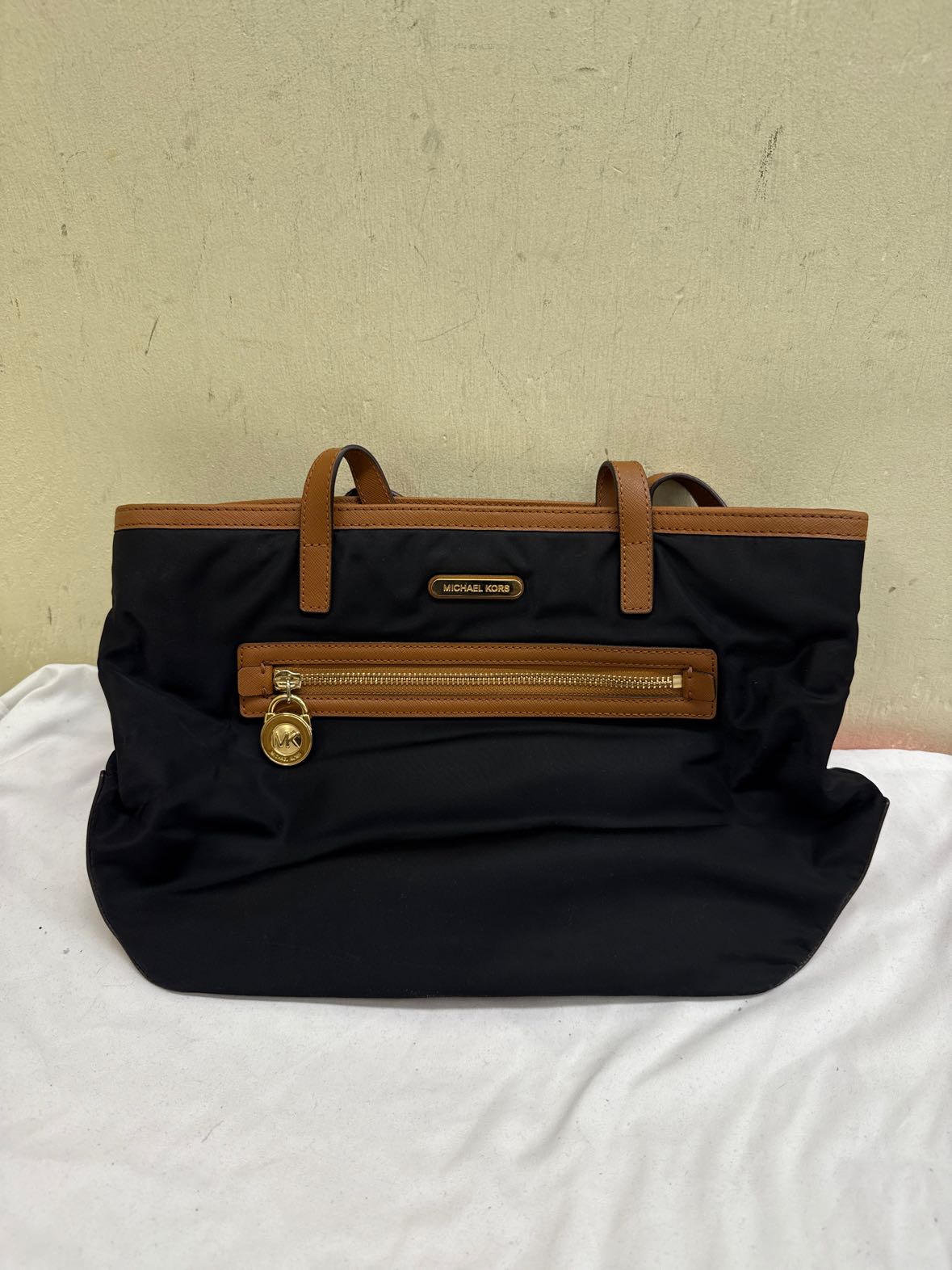 Michael Kors Black Nylon Purse Bag