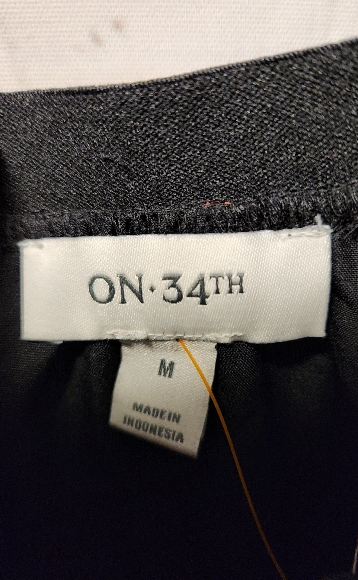 On 34th Women's Size M Black & Red Polka Dot Skirt