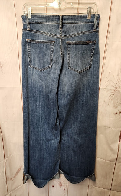 Joe's Women's Size 27 (3-4) Blue Jeans Greta Wid Leg Ankle