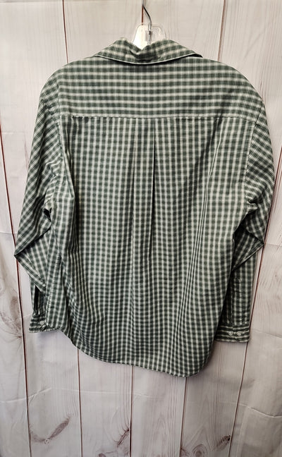 Lands End Women's Size 10 Green Long Sleeve Top