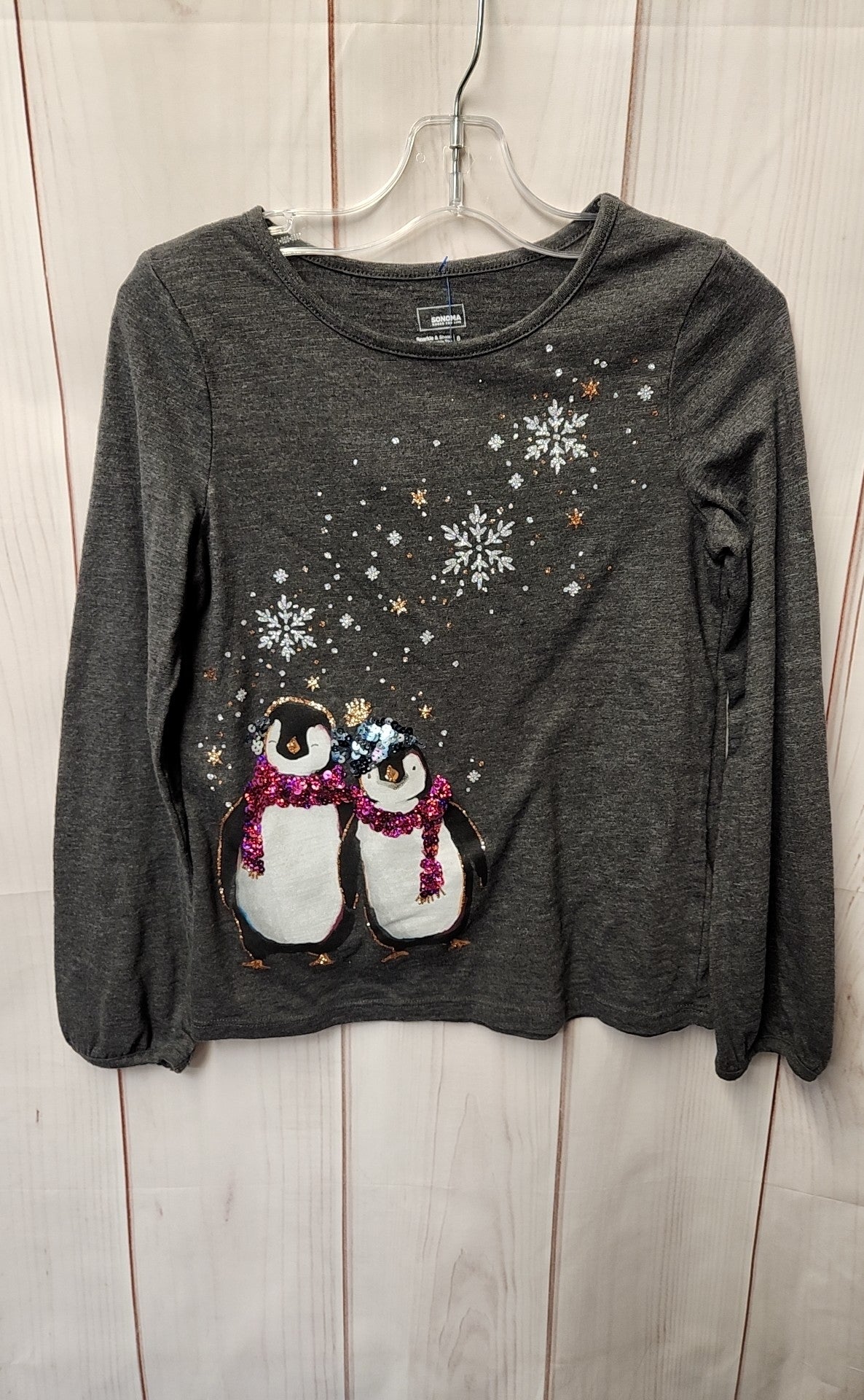 Sonoma Girl's Size 8 Gray Shirt