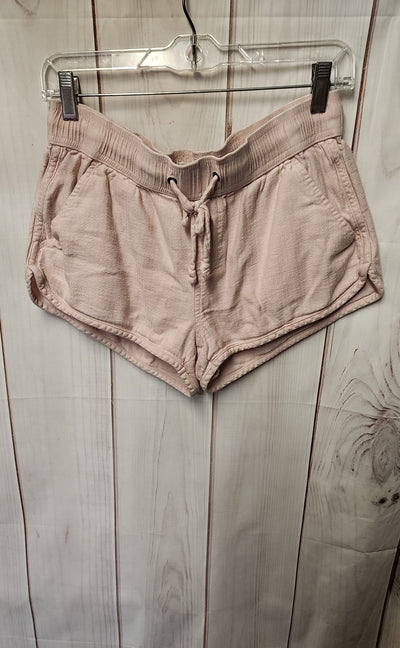 So Women's Size M Pale Pink Short Sleeve Top