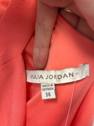 NWT Julia Jordan Women's Size 14 Pink Dress