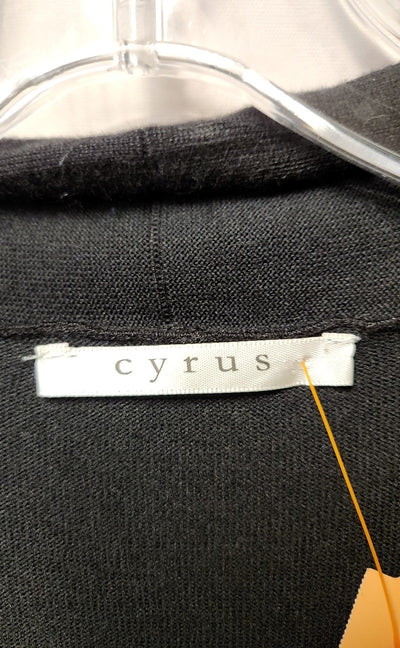 Cyrus Women's Size L Black Cardigan