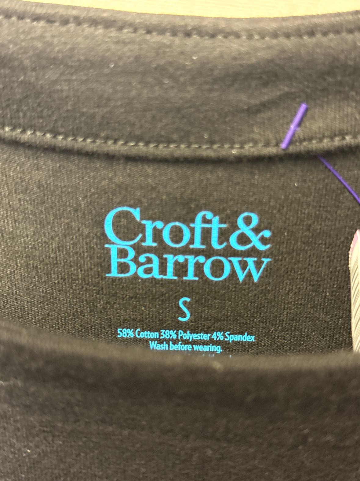 NWT Croft & Barrow Women's Size S Black Dress