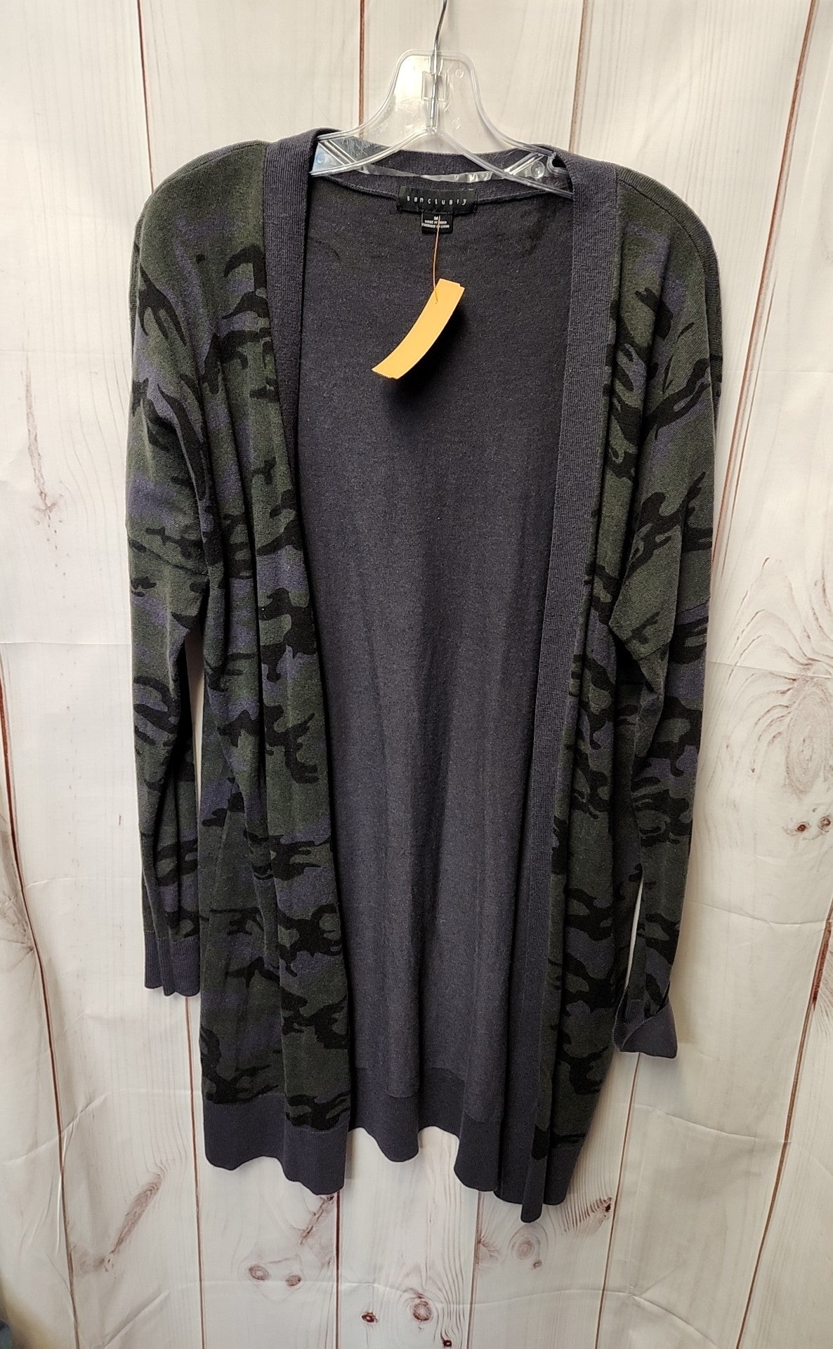 Sanctuary Women's Size M Gray Camo Cardigan