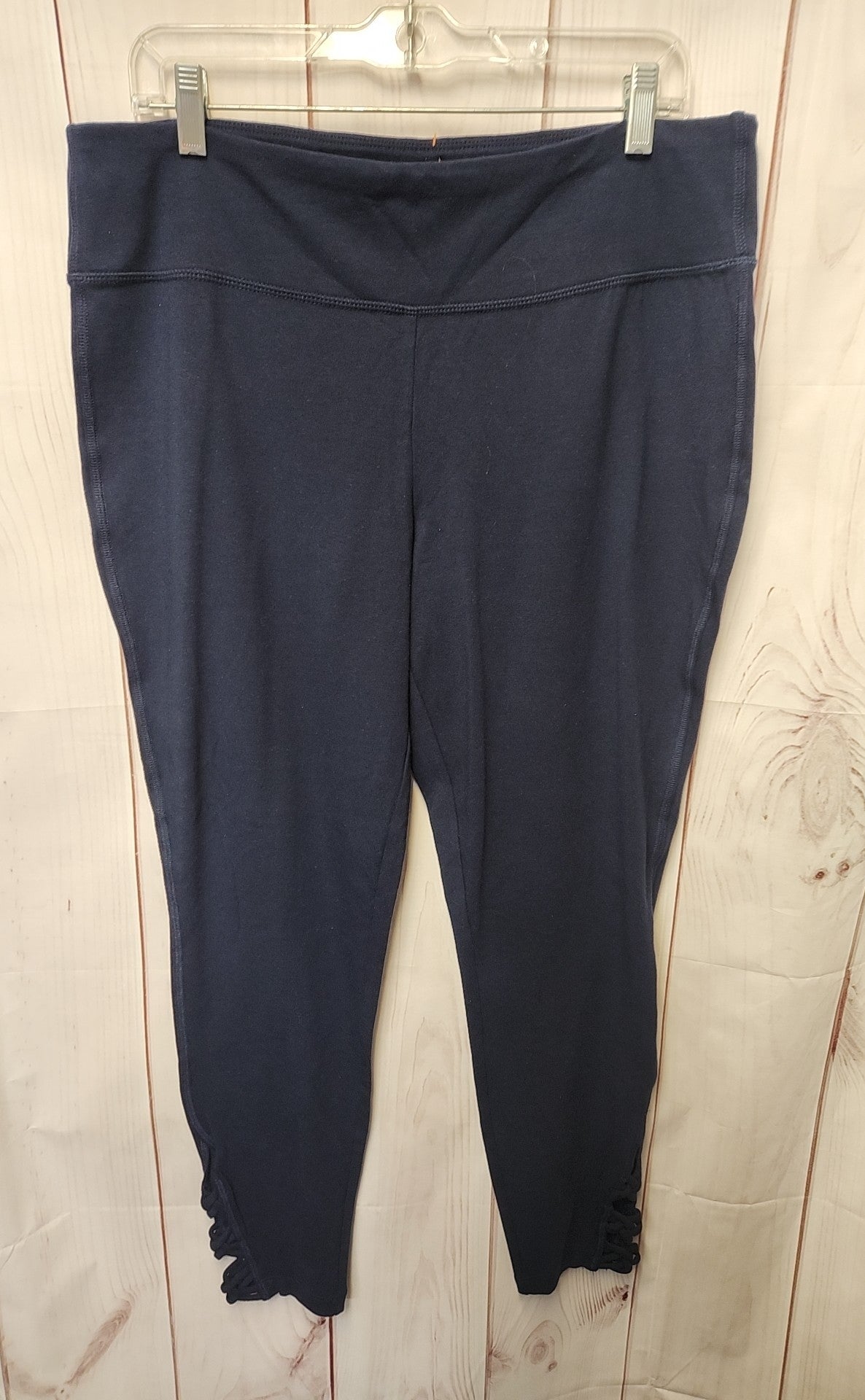 Susan Graver Women's Size L Navy Pants