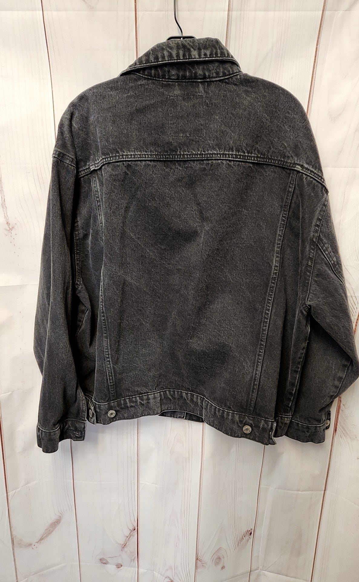 Pull & Bear Women's Size L Black Denim Jacket