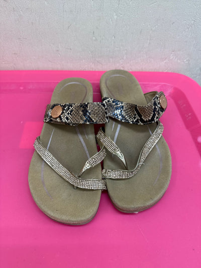 Aetrex Women's Size 40 = 9-1/2 Brown Sandals