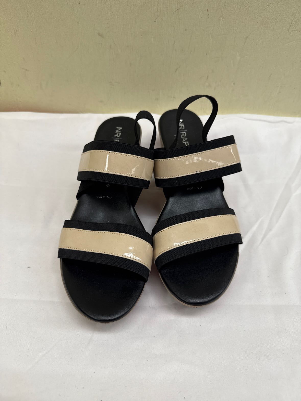 Rapisardi Women's Size 40 = 9-1/2 Black Sandals