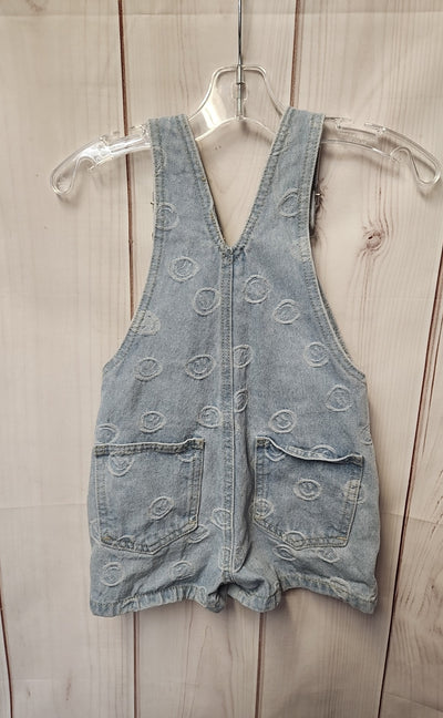 Molo Girl's Size 2/3 Blue Overalls