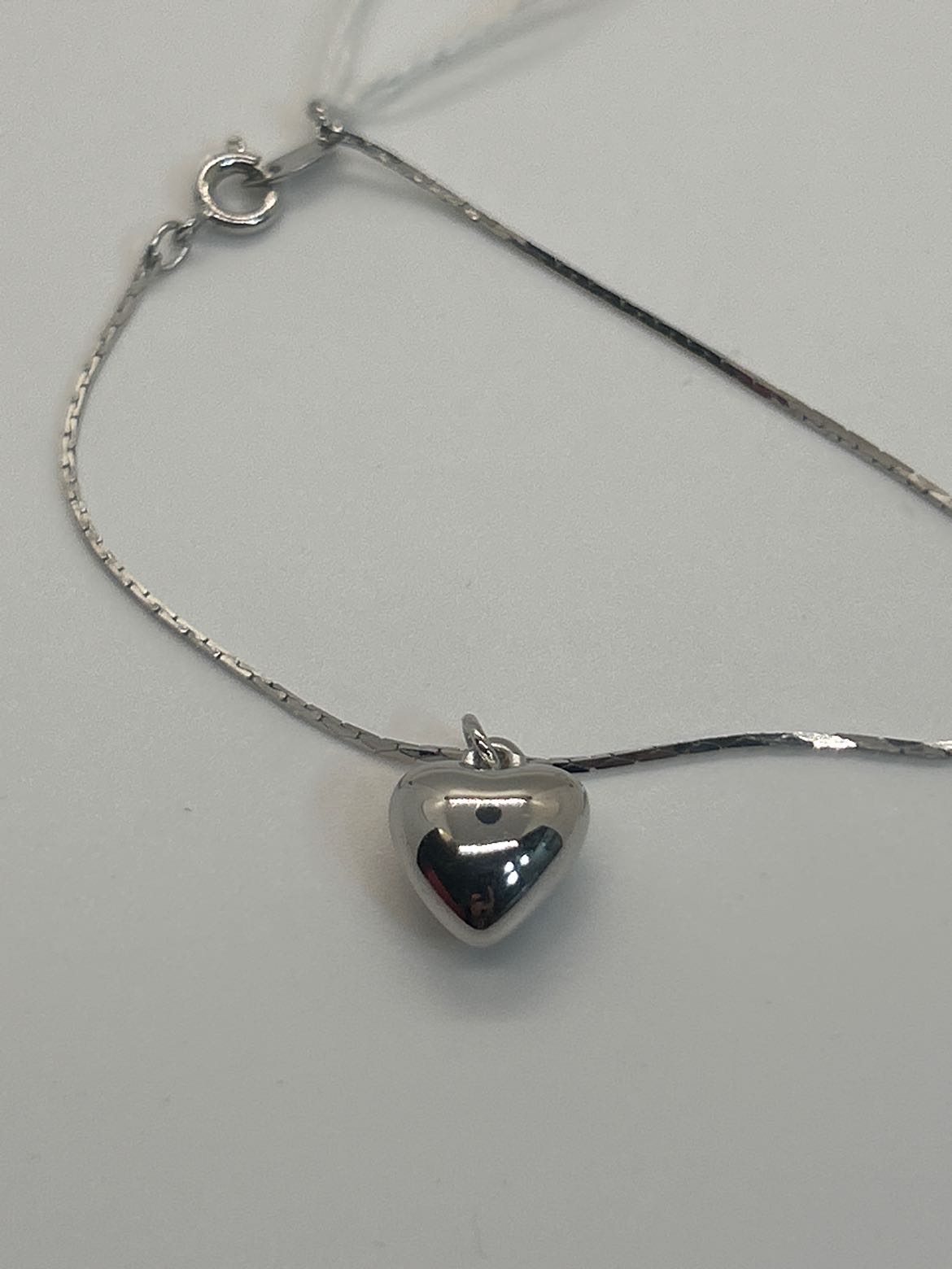 Silver Heart Shape Bracelet