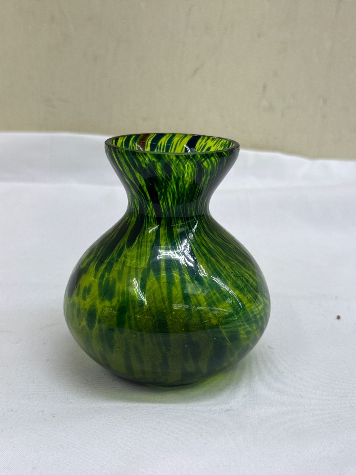 Green Glass Vase