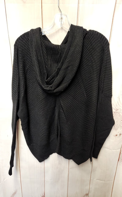 Stitchdrop Women's Size S Black Hooded Sweater