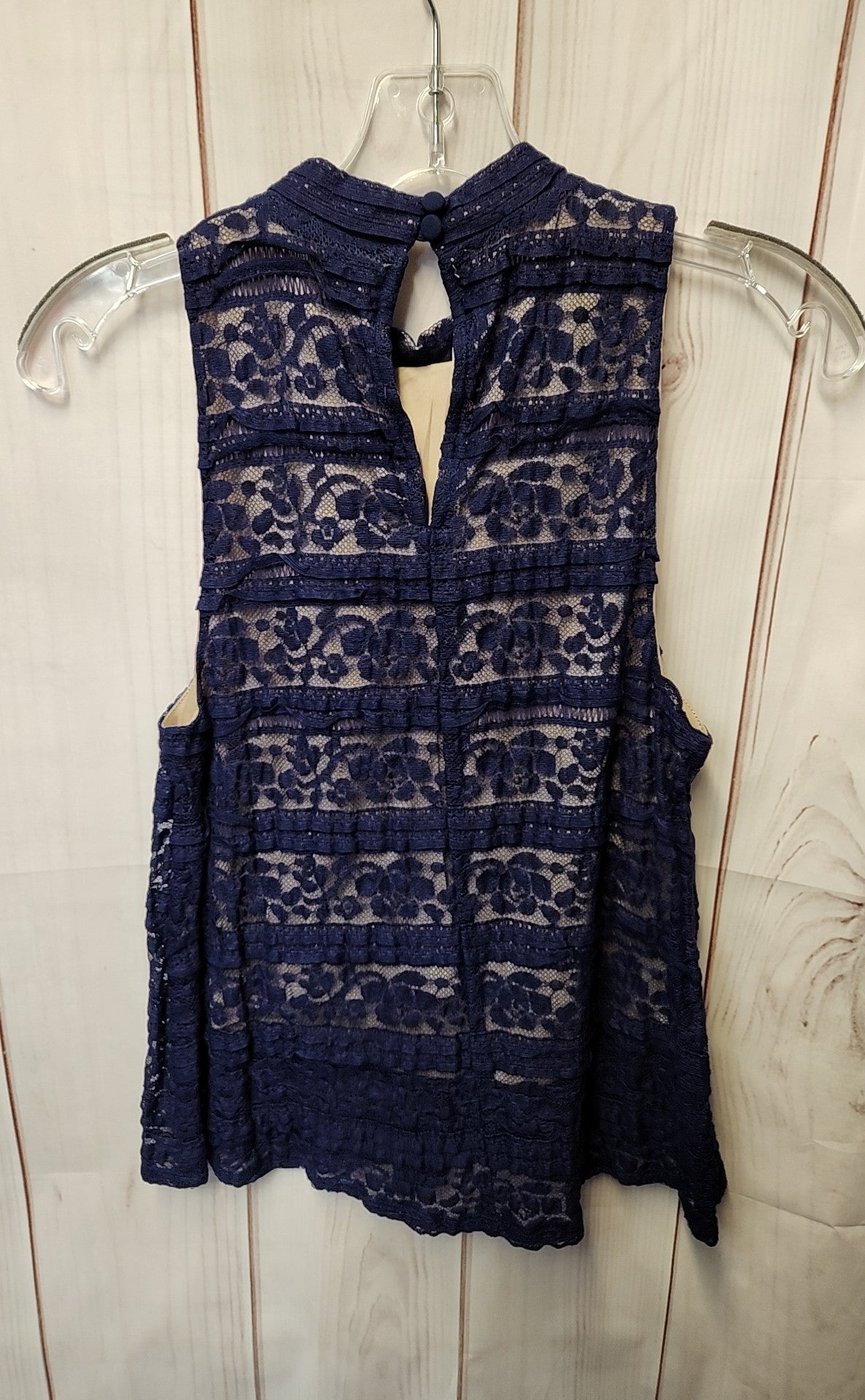 Love Fire Women's Size M Navy Sleeveless Top