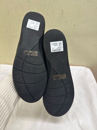Clarks Women's Size 9-1/2 Black Flats Shoes