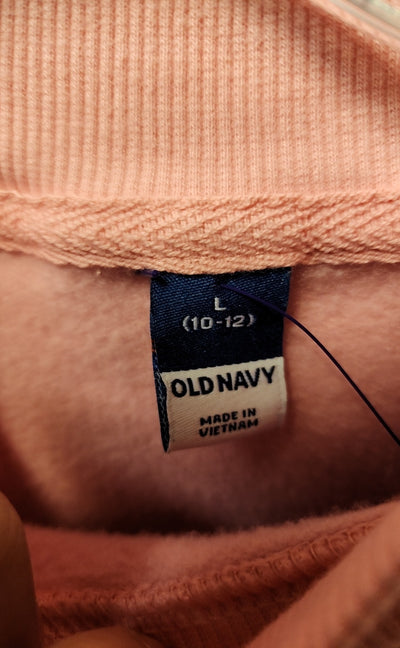 Old Navy Girl's Size 10/12 Pink Sweatshirt