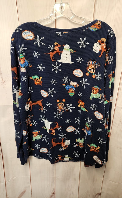 Old Navy Women's Size XL Navy Long Sleeve Top