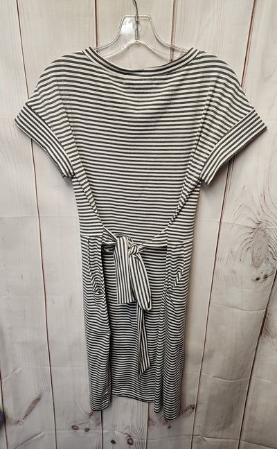 NWT Merokeety Women's Size M White & Gray Dress