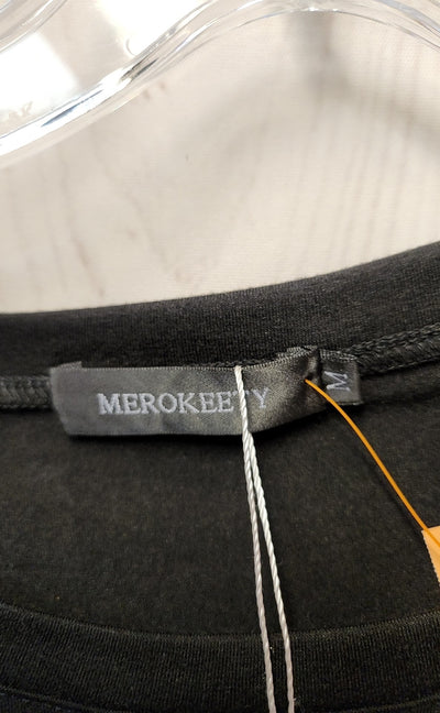 NWT Merokeety Women's Size M Black Dress